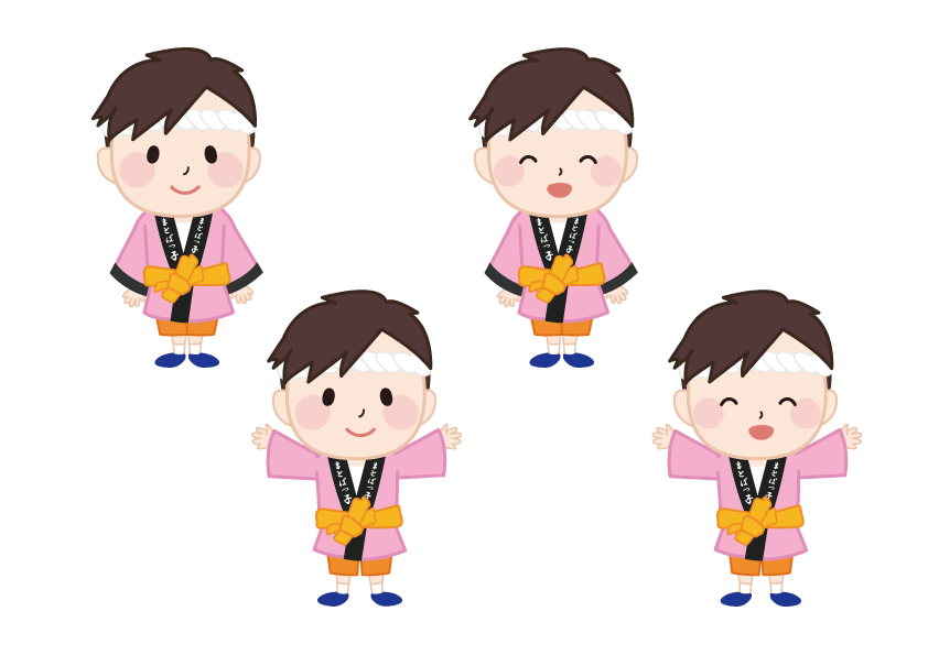 啓明学園 まとば幼稚園様キャラクター男の子