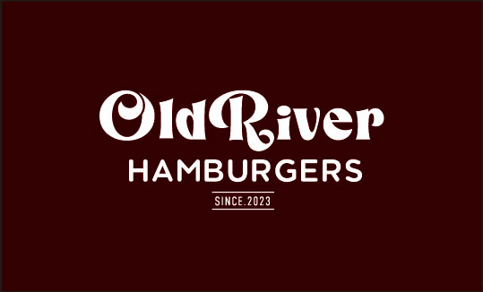 OLD RIVER HAMBURGERS（オールドリバーハンバーガー）様ショップカード表面