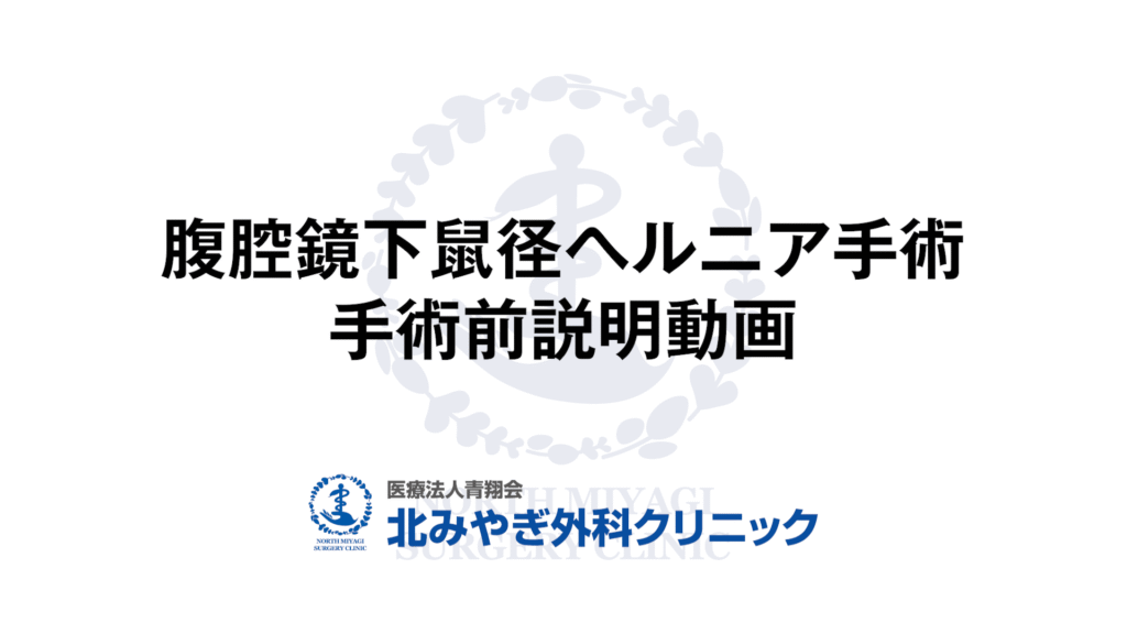 北みやぎ外科クリニック様 手術前説明動画1