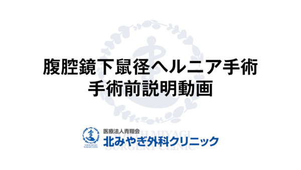北みやぎ外科クリニック様 手術前説明動画
