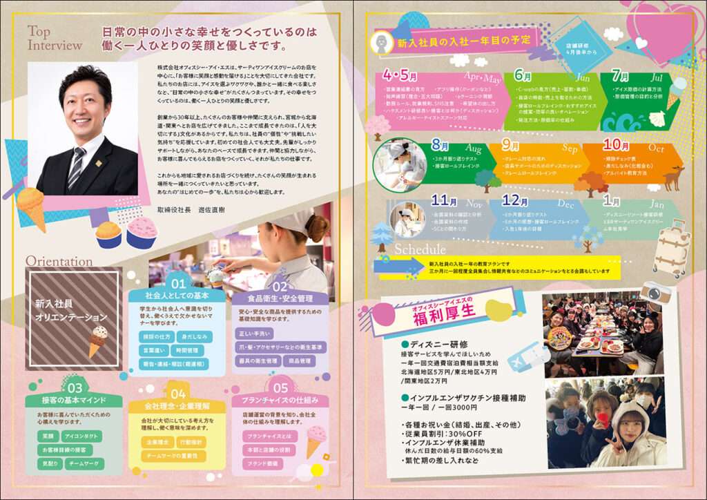 オフィスシーアイエス様　パンフレットデザイン 2026中面